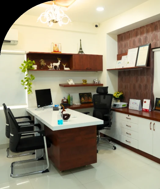 The doctor's office at Elite Dental Clinic in Kondapur